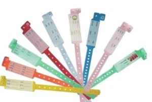 PVC סרט רך רצועת יד צבע מותאם אישית